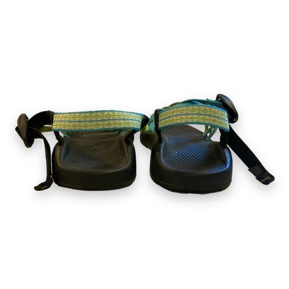 Womens Chaco ZX2 Yampa Celery Blue Adjustable Strap Vibram Sole Sandals Size 10 - Picture 12 of 16
